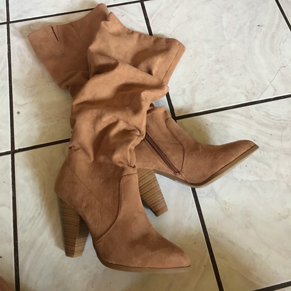 Tan boots
