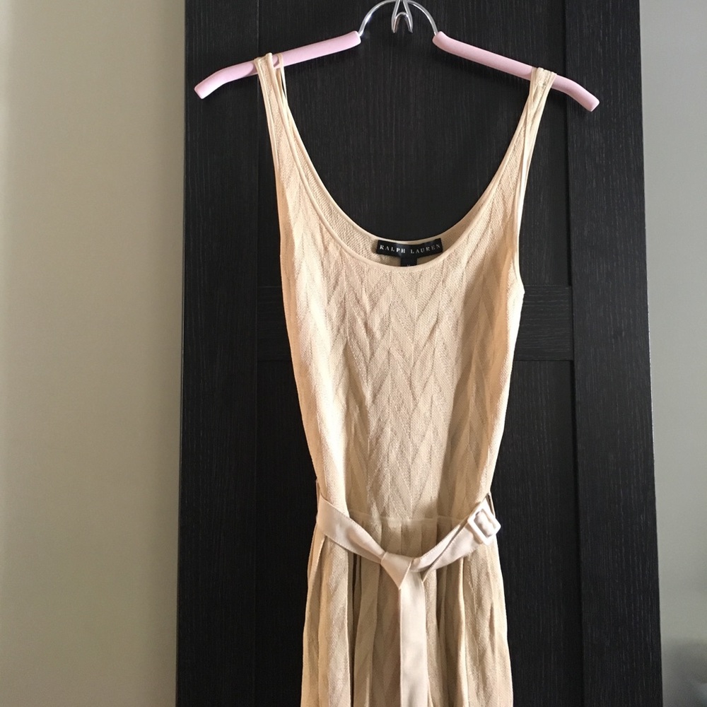 NWT Gold Ralph Lauren dress