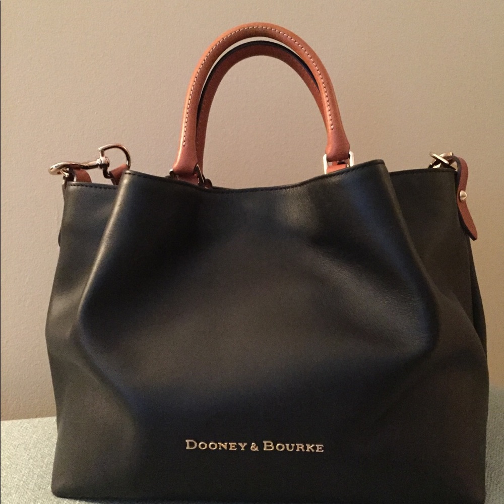 Dooney & Bourke Large City Barlow - Black - Picture 1 of 7