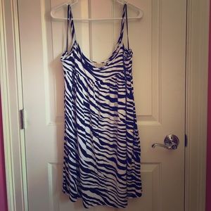 Michael Kors zebra dress (with pockets!) - size XL
