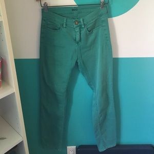 Teal High Rise Skinny Jeans
