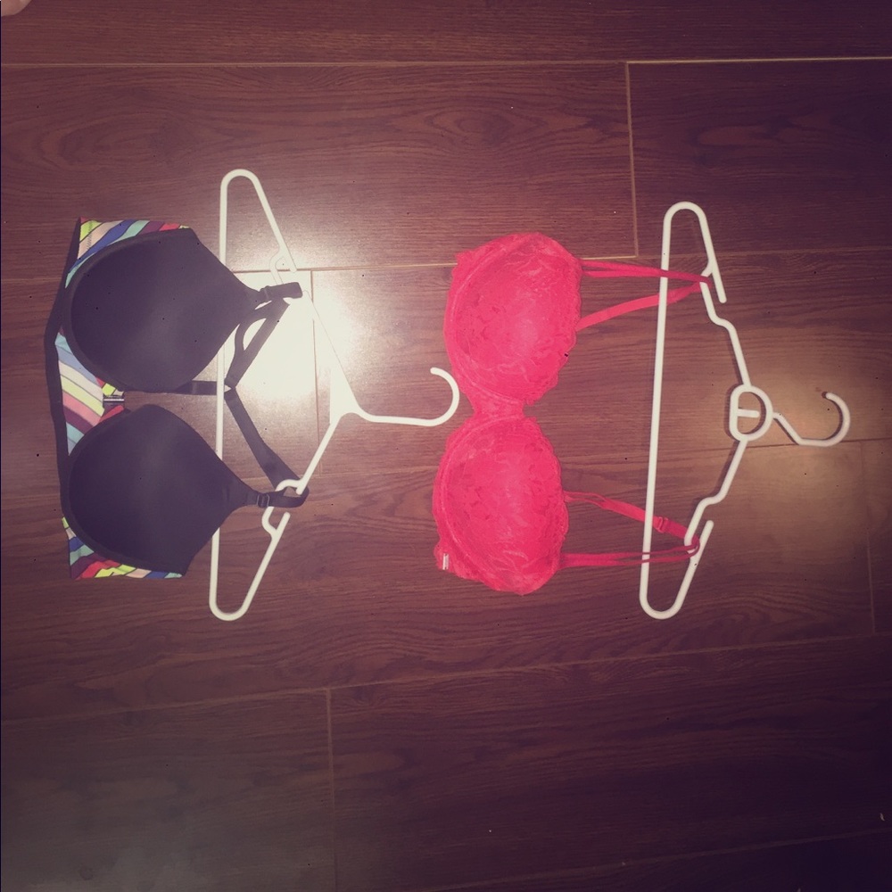 Two Victoria secret pink bras size 36C