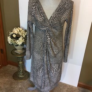 Norma Kamali leopard print dress