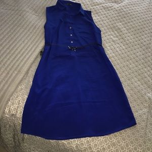 The Limited Sleeveless Ashton Dress in Blue.