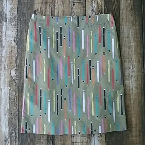 Anthropologie Elevenses No. 2 Pencil Skirt Size 6