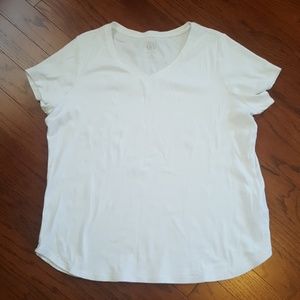 Basic white T-shirt, 2X