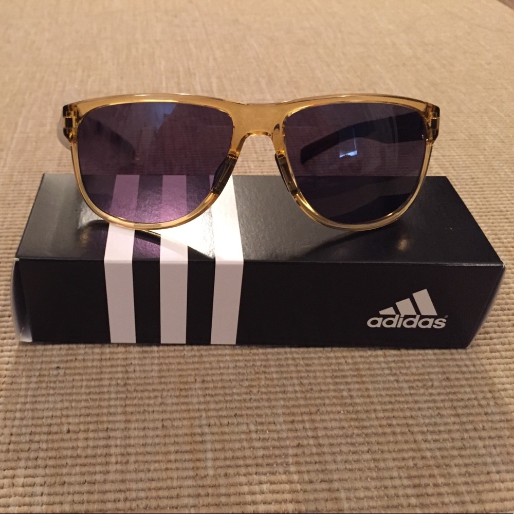 Adidas Sprung Amber/Shiny Grey Sunglasses