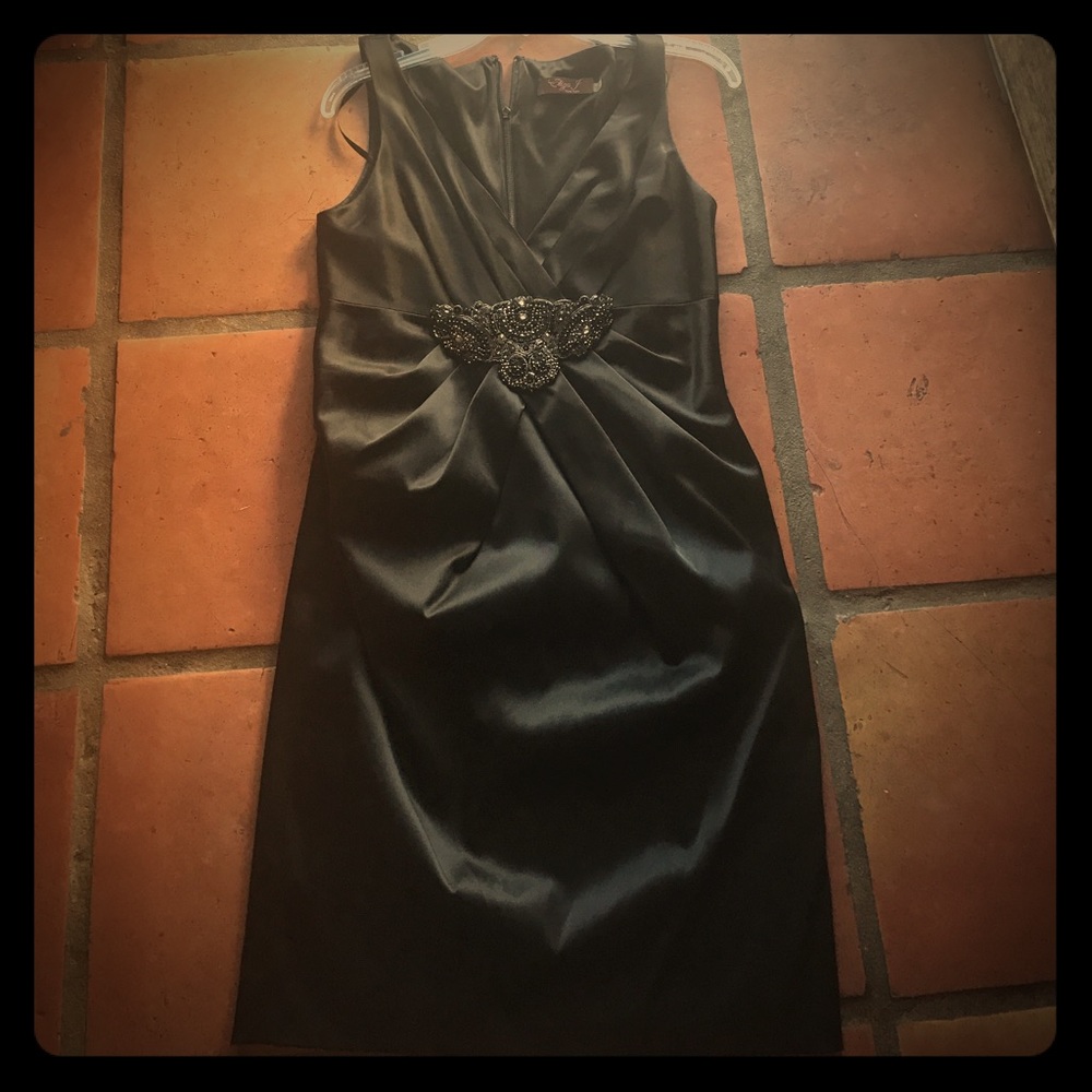 Black evening dress