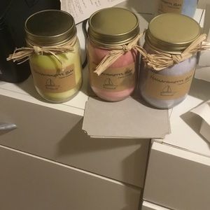 Three soy candles