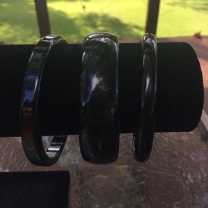 Set of Three Plastic Bangles