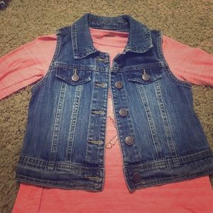 Girls Jean Vest