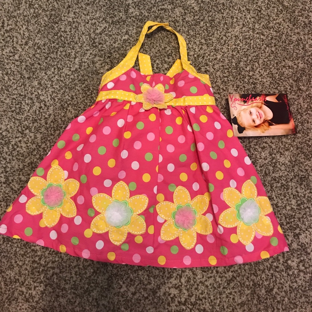 Pink Polka Dot Dress