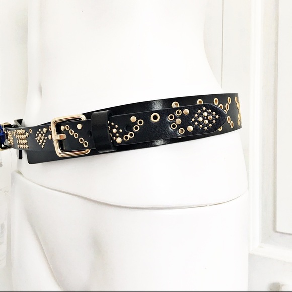 Rebecca Minkoff Double Buckle Leather Belt - Picture 3 of 7