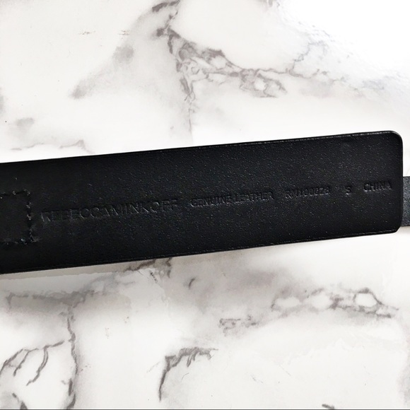 Rebecca Minkoff Double Buckle Leather Belt - Picture 7 of 7
