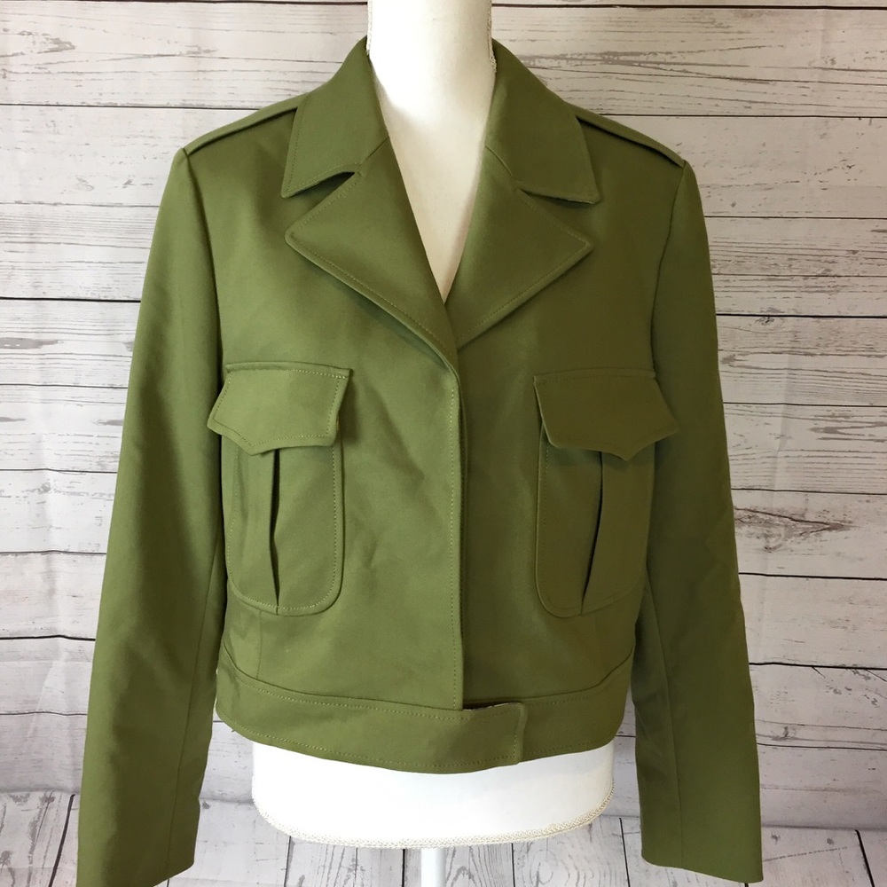 Anne Klein Forest Green Jacket Sz 14 NWT MRSP 139