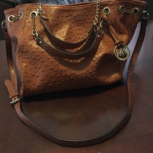 Michael Kors ostrich textured Bag