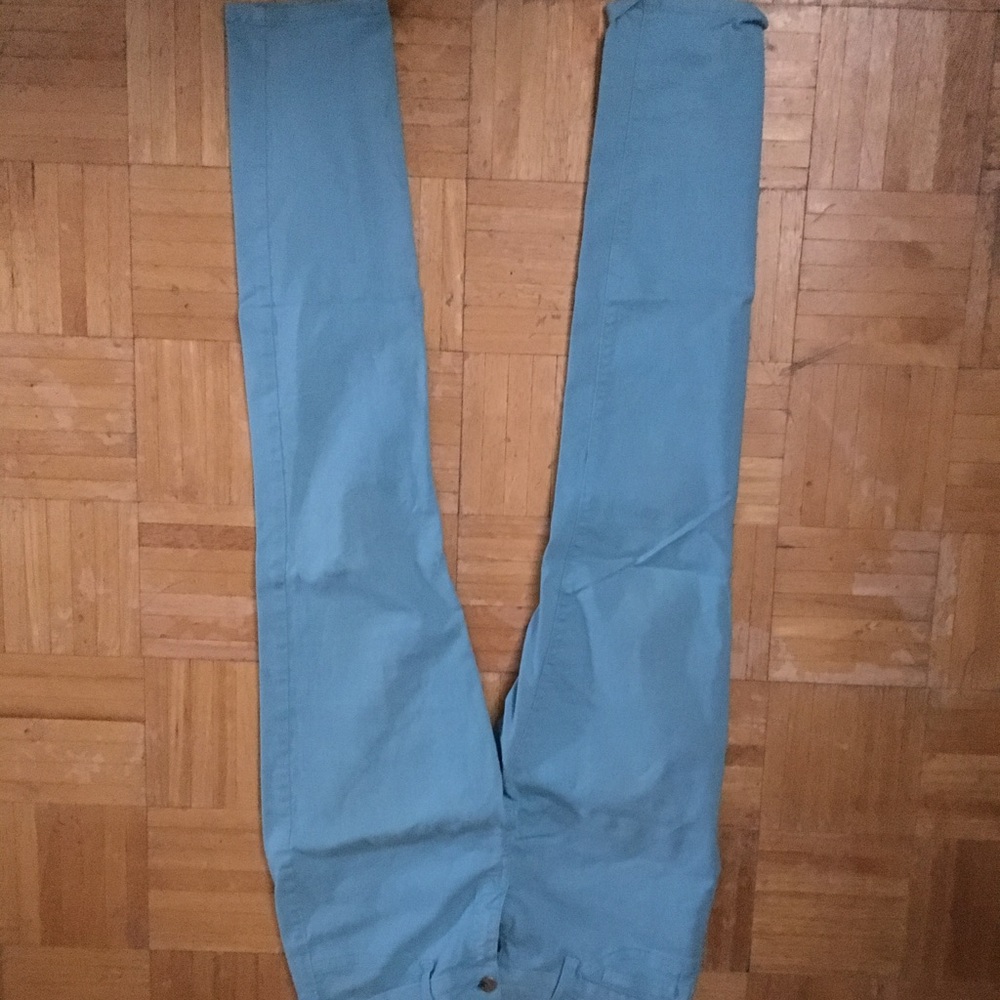 Baby blue jeans