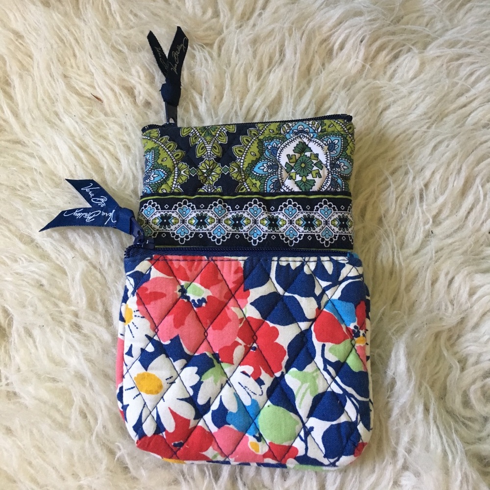 FINAL PRICE: (2) Very Bradley zip up coin purse