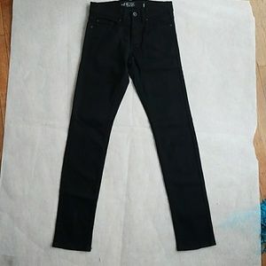 NWOT Hot Topic Mens Black Skinny Jeans (26/32)