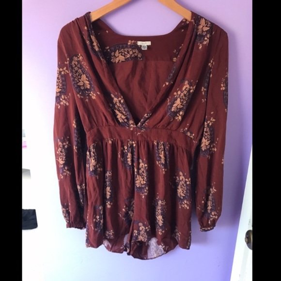 Urban Outfitters Floral Paisley Romper - Picture 2 of 4