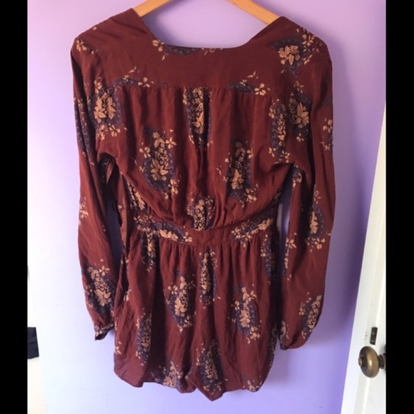 Urban Outfitters Floral Paisley Romper - Picture 3 of 4