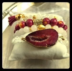 Beautiful Boho Stackable Bracelet Set