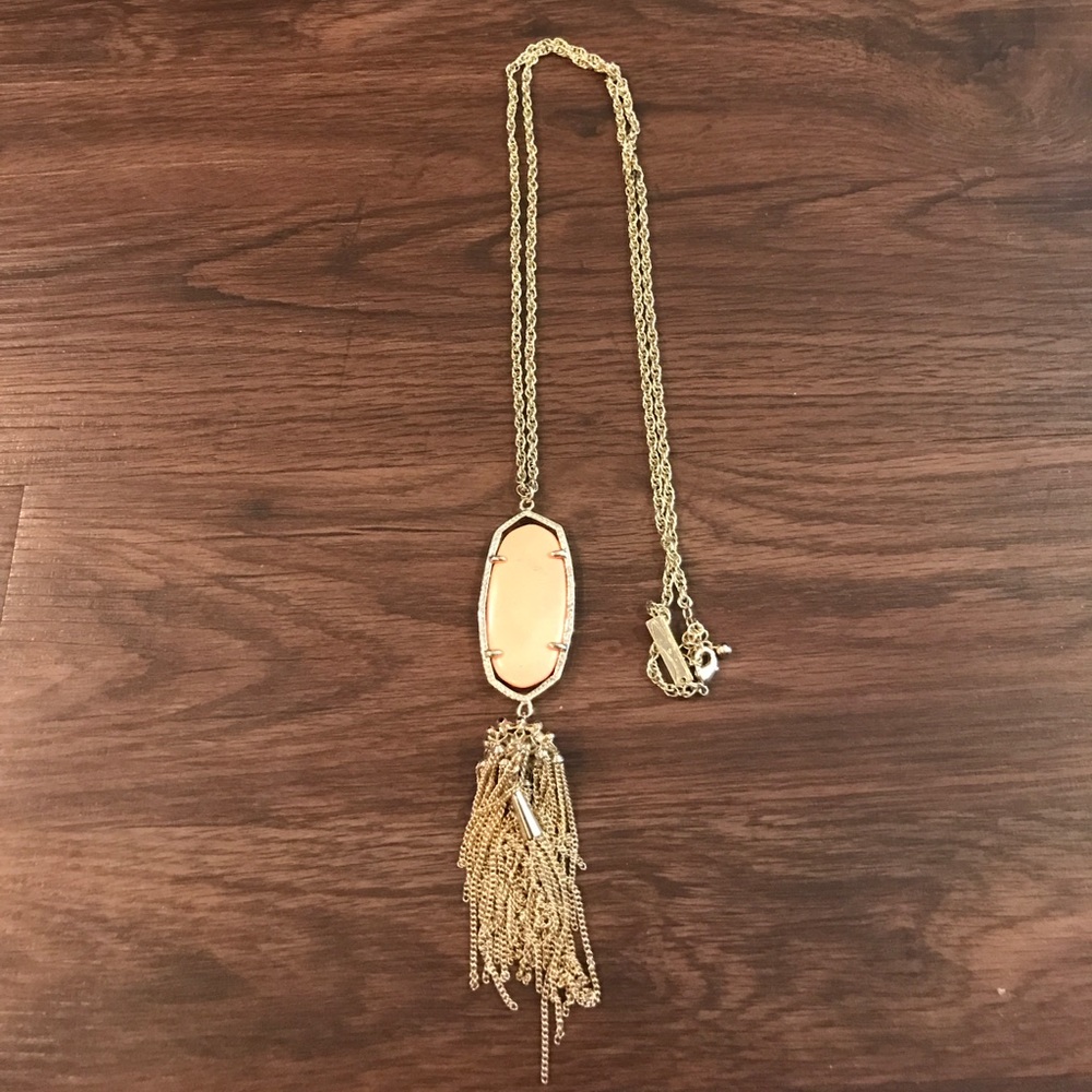 Kendra Scott Coral Rayne Necklace - Picture 2 of 2