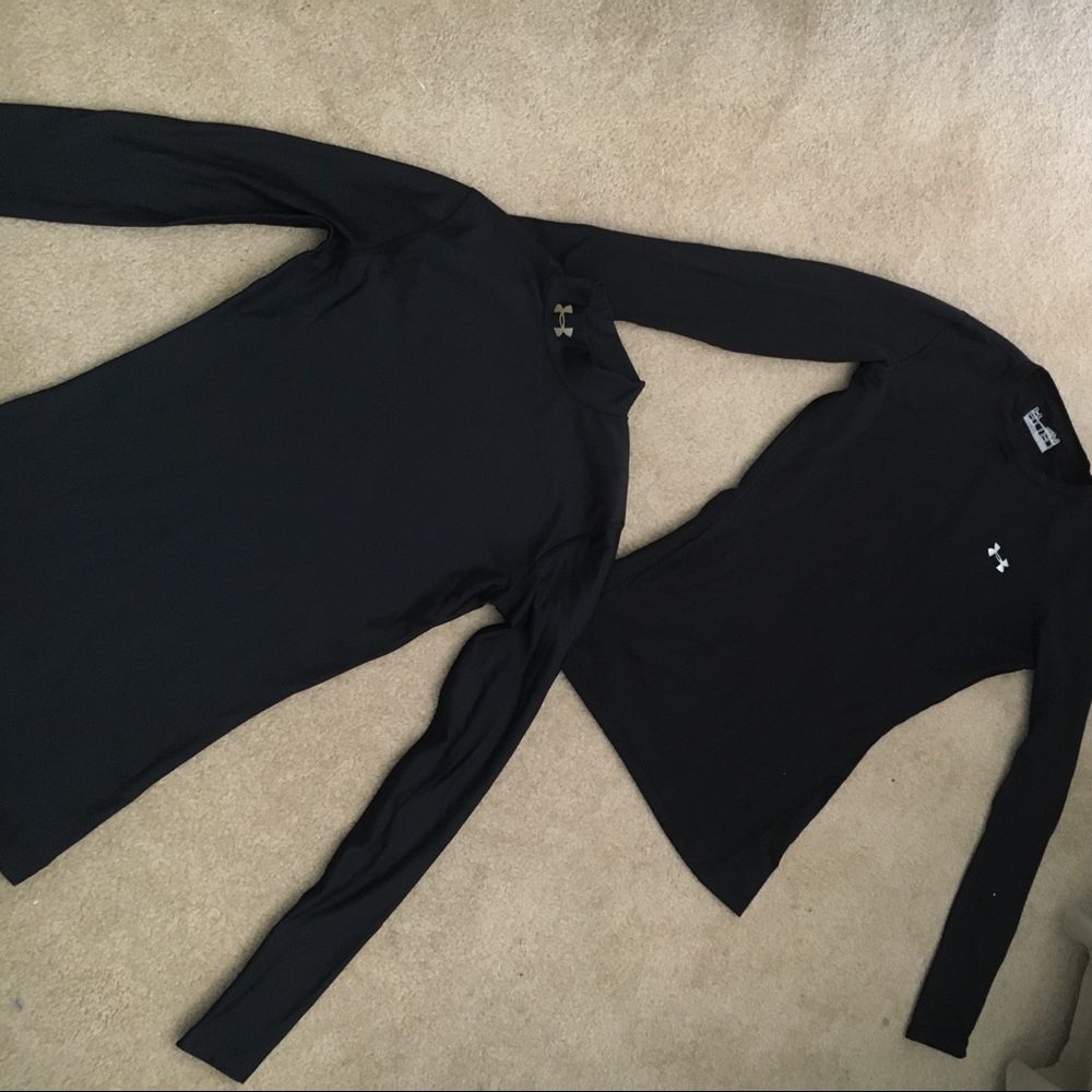Two small sized cold gear under armour shirts