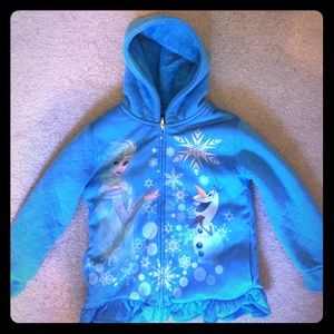 Disney frozen  jacket hoodie ❄️ time to let it go!