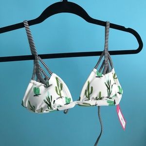 NWT Cactus Bikini Top