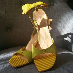 Kate Spade New York "It Girl" Green Slingbacks