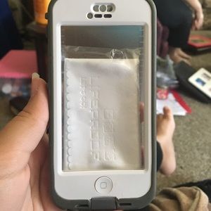 iPhone 5c life proof case.