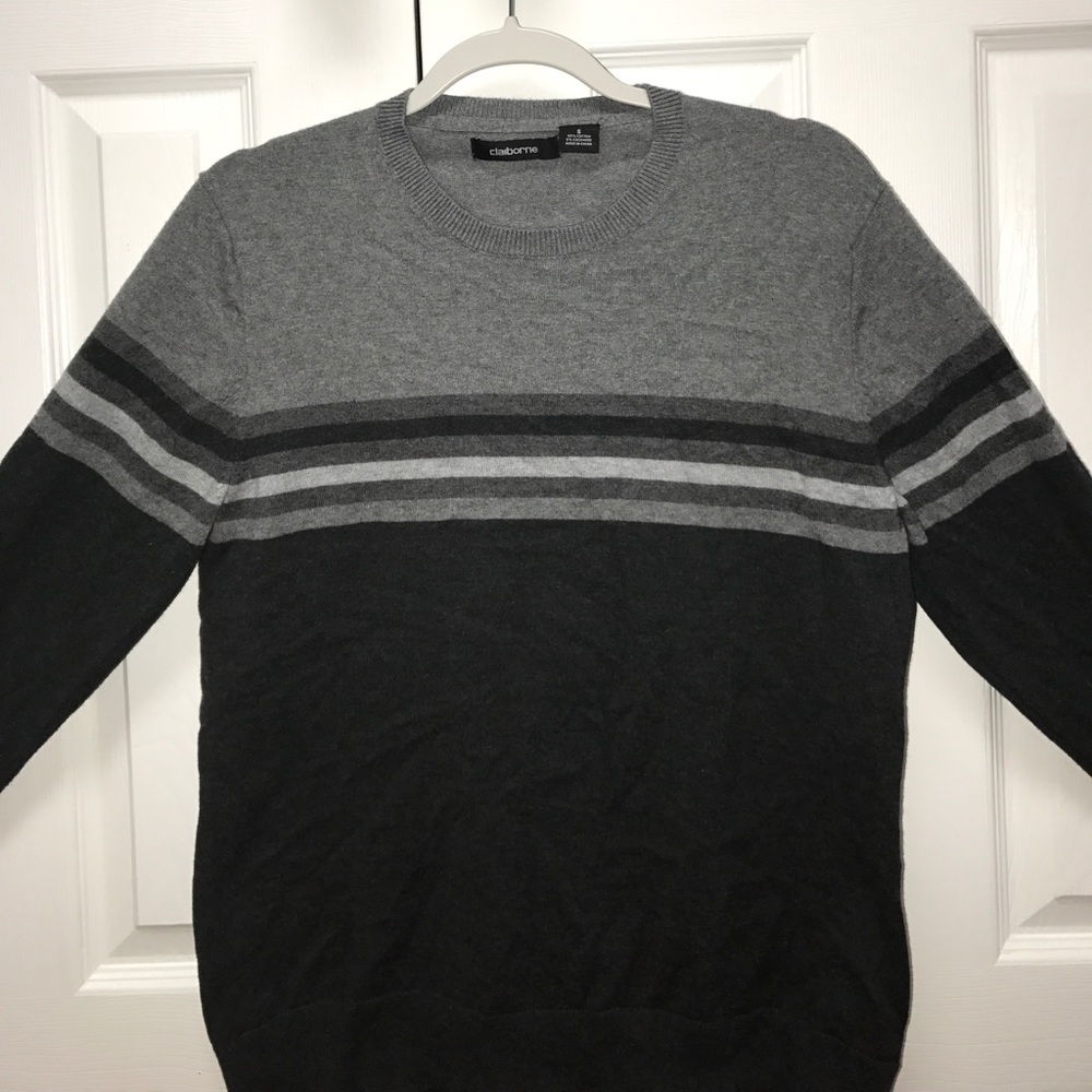 Claiborne Grey & Silver Sweater