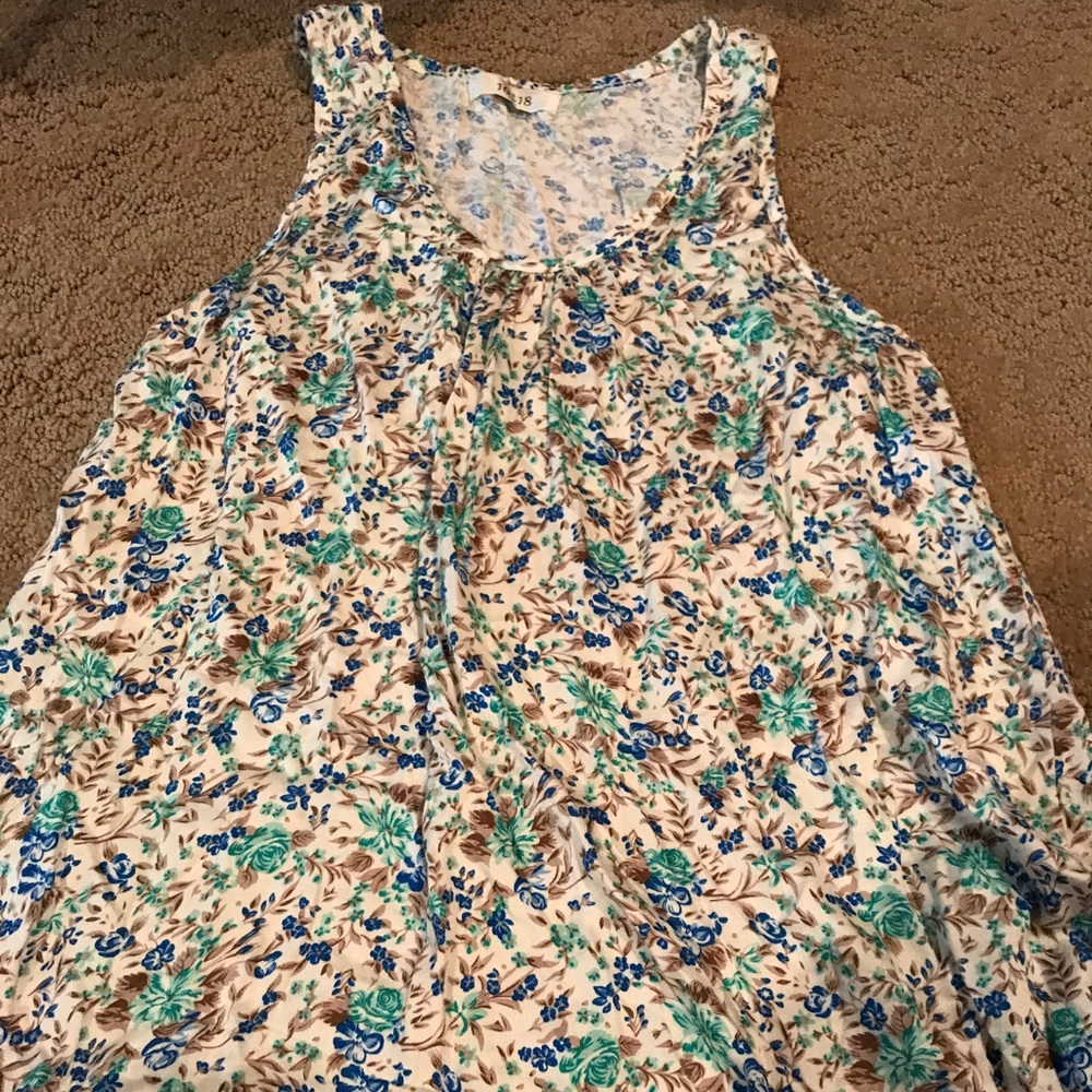 Flowered Tank