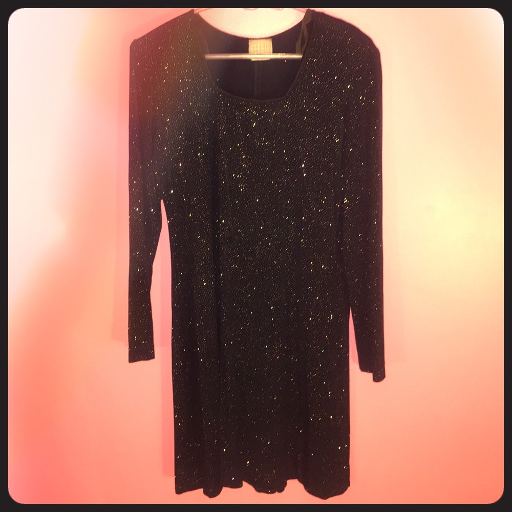 90's evening dress w/ shoulder pads *1 hr sale