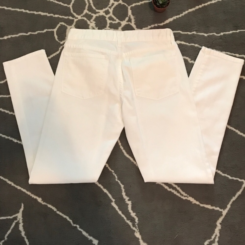 Jcrew White toothpick jeans. Size 27!