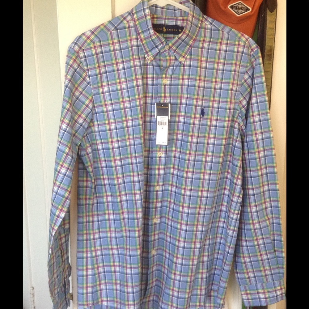 Polo Ralph Lauren Men's Plaid Button-Up Shirt NWT