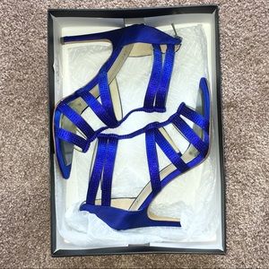 INC dark indigo dress heels