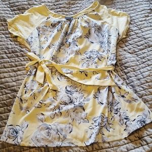 Oh Baby Cap Sleeve Maternity Top LG