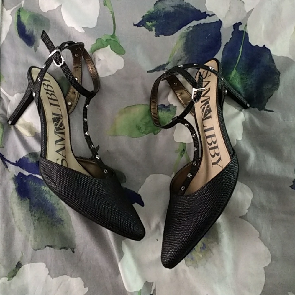 Sam & Libby ankle strap heels