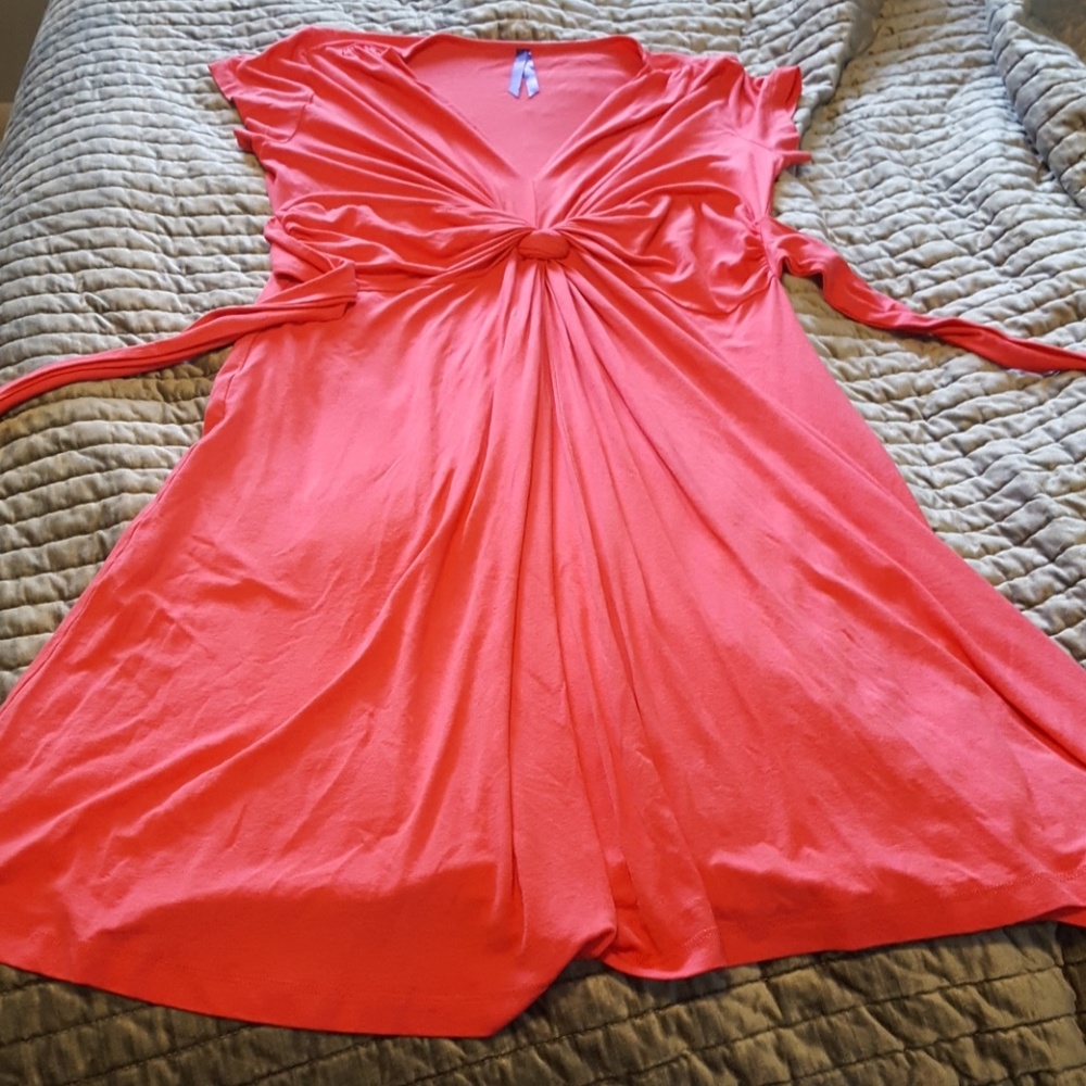 Seraphine Pink Maternity Dress size 8