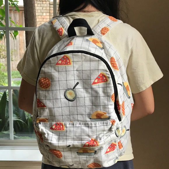 Kawaii Grid foody backpack - Picture 3 of 3