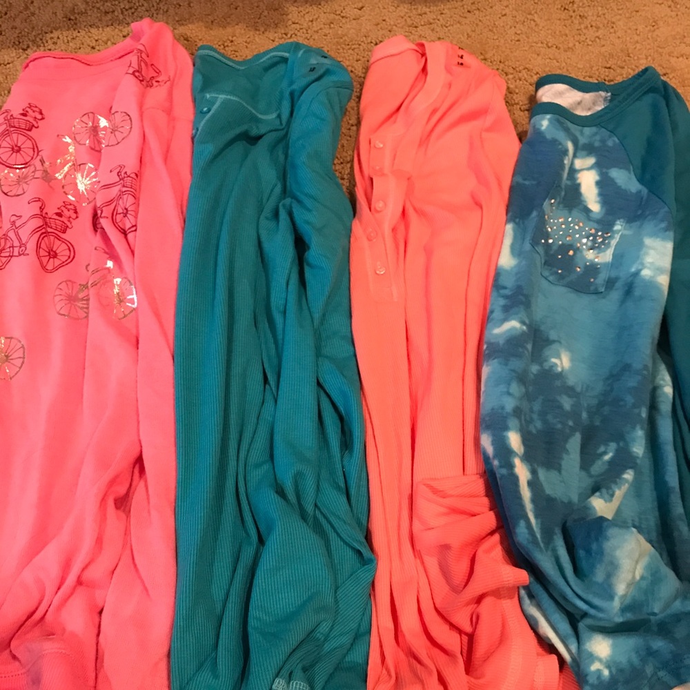 Girls Justice Long Sleeved Shirts