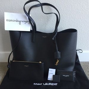 SAINT LAURENT TOTE BAG IN BLACK