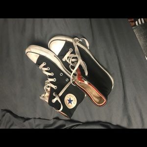 Black and white converse