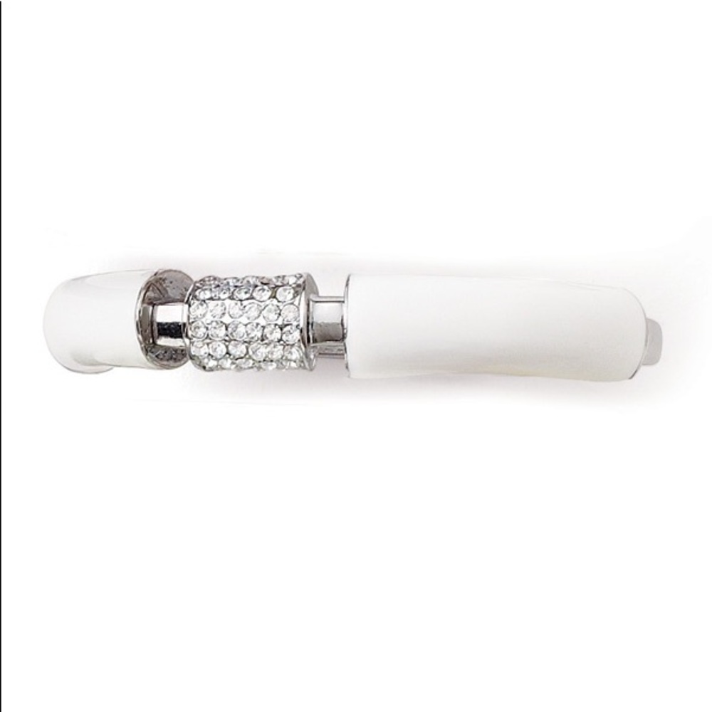 White stretch bangle - Picture 2 of 8