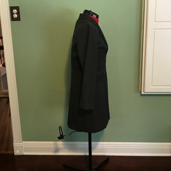 Women's Jacket Grey Pinstrip - Picture 3 of 4