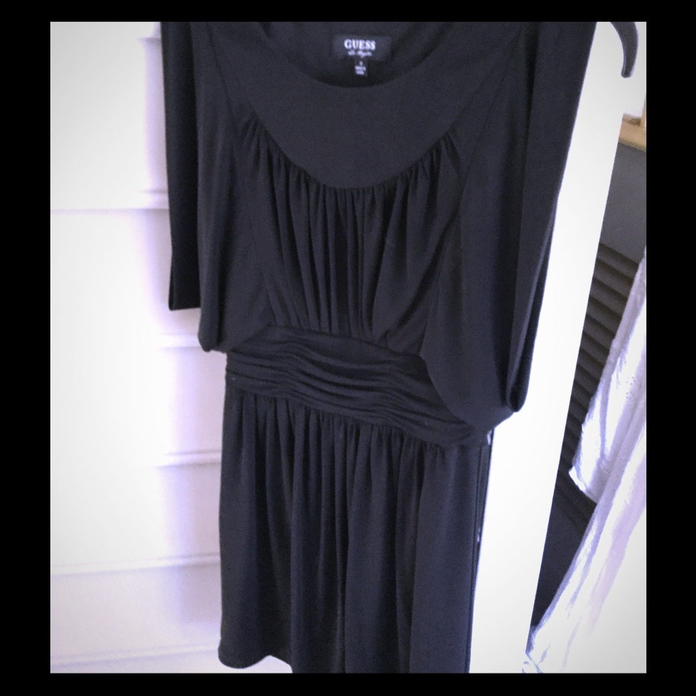 Little black Guess dress cold shoulder mini