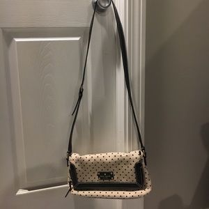 Kate Spade cross body polkadot purse.