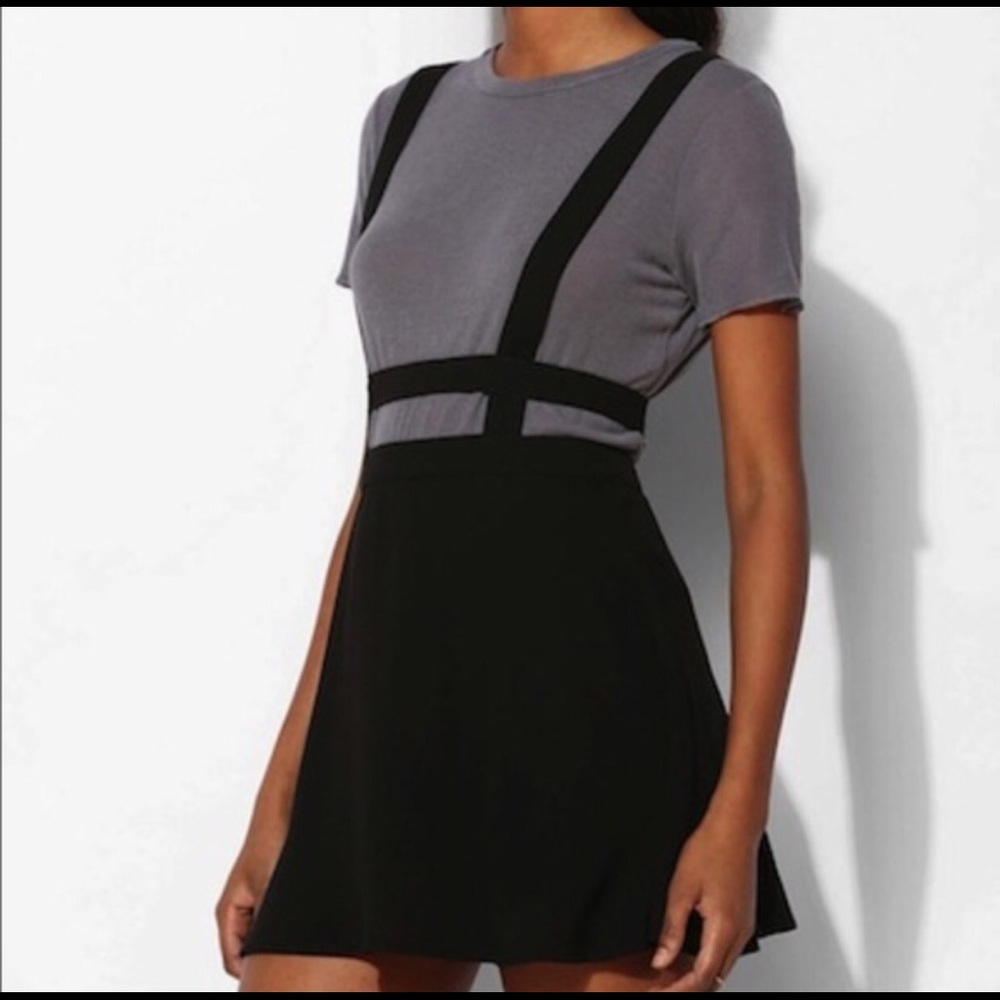 Sparkle and Fade Suspender Skirt